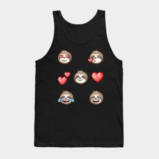 Sloth Faces Collection Tank Top